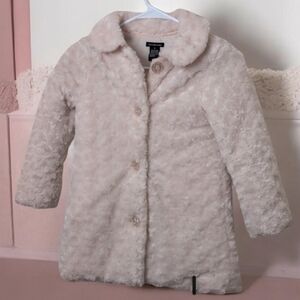 Calvin Klein Jeans Rose Petal Light Pink Plush Soft Coat, Size 6